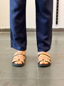 Hermès Chypre Suede Sandals – Taupe