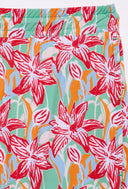 Tropical Bloom Swim Shorts – Mint Floral Print