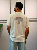 Graphic Oversized Tee - White