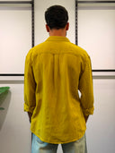 Ralph Lauren Premium Linen Shirt – Mustard Yellow