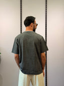 Premium Collar Detail T-Shirt – Charcoal Grey