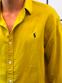 Ralph Lauren Premium Linen Shirt – Mustard Yellow