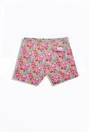 Tropical Bloom Swim Shorts – Mint Floral Print