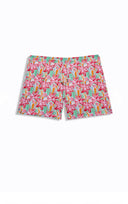 Tropical Bloom Swim Shorts – Mint Floral Print
