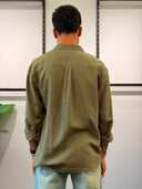 Ralph Lauren Linen Button-Up Shirt – Olive Green