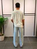 Textured Oversized T-Shirt – White