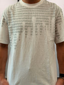 Textured Oversized T-Shirt – White