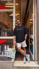 Signature Embroidered Oversized T-Shirt