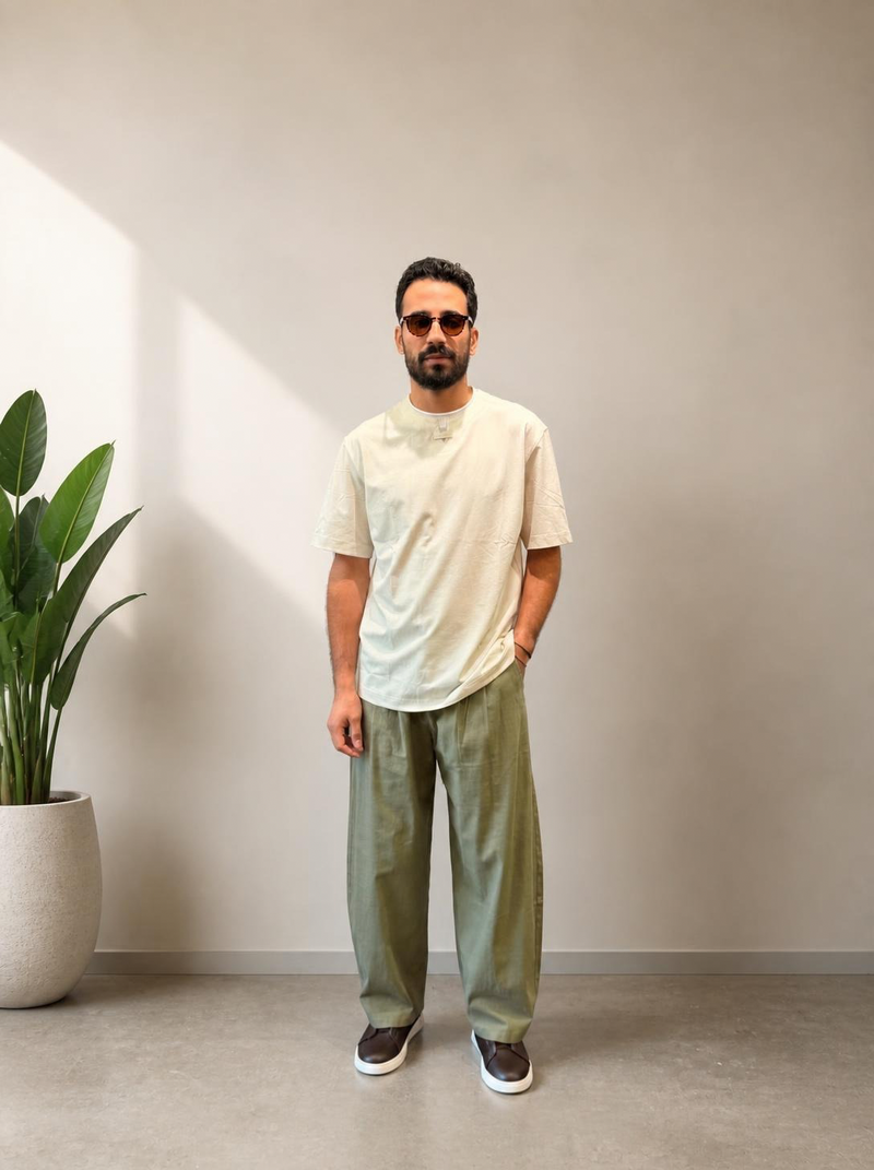 Essential Ivory Oversized T-Shirt
