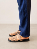Hermès Chypre Suede Sandals – Taupe