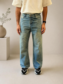 Baggy Fit Light Wash Denim Jeans